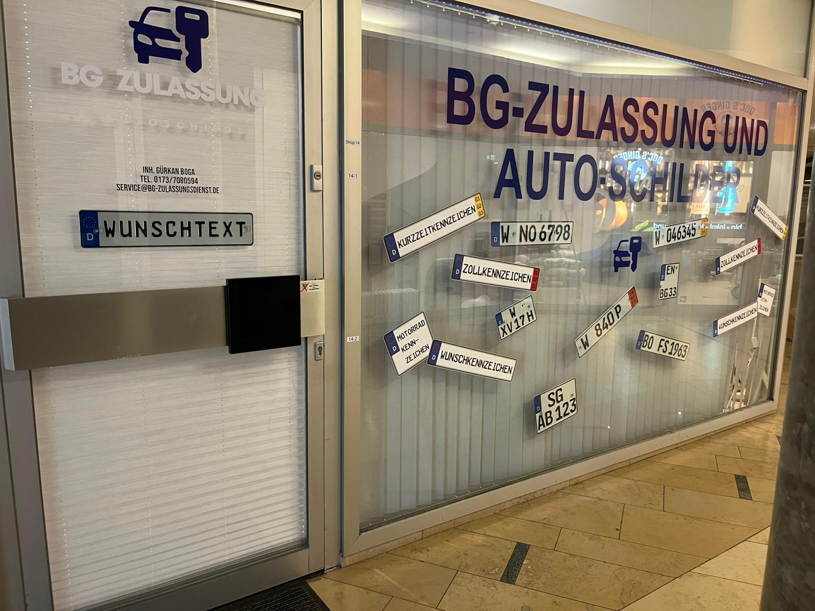 Autoschilder Herstellung